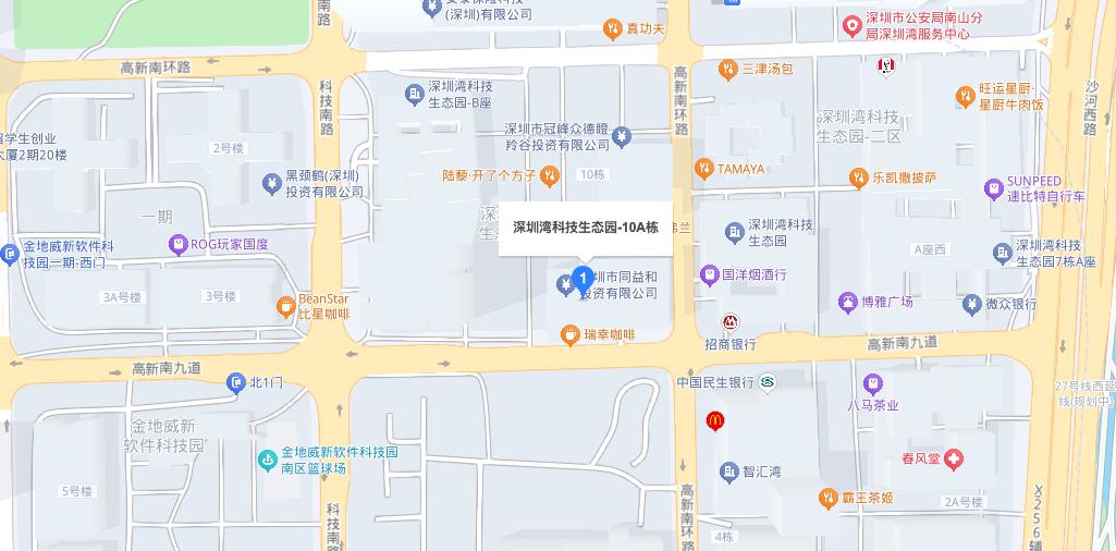 宝德控股总部区位地图